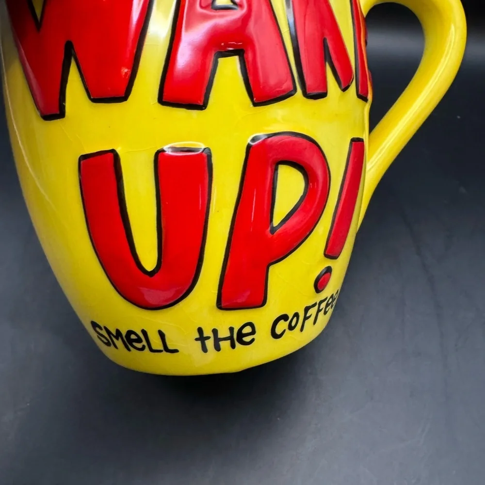 Laura Vessey Coffee Tea Cup Mug "Wake Up and Smell the Coffee" "If It Ain't... - Picture 4 of 8